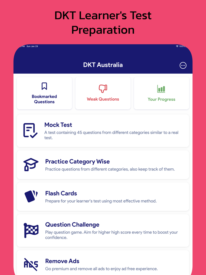 NSW DKT Learners Test Practice