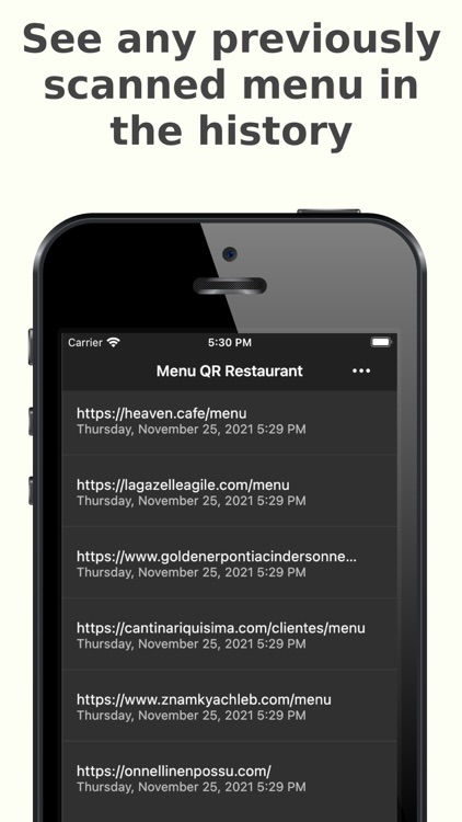 Menu QR Restaurant screenshot-3