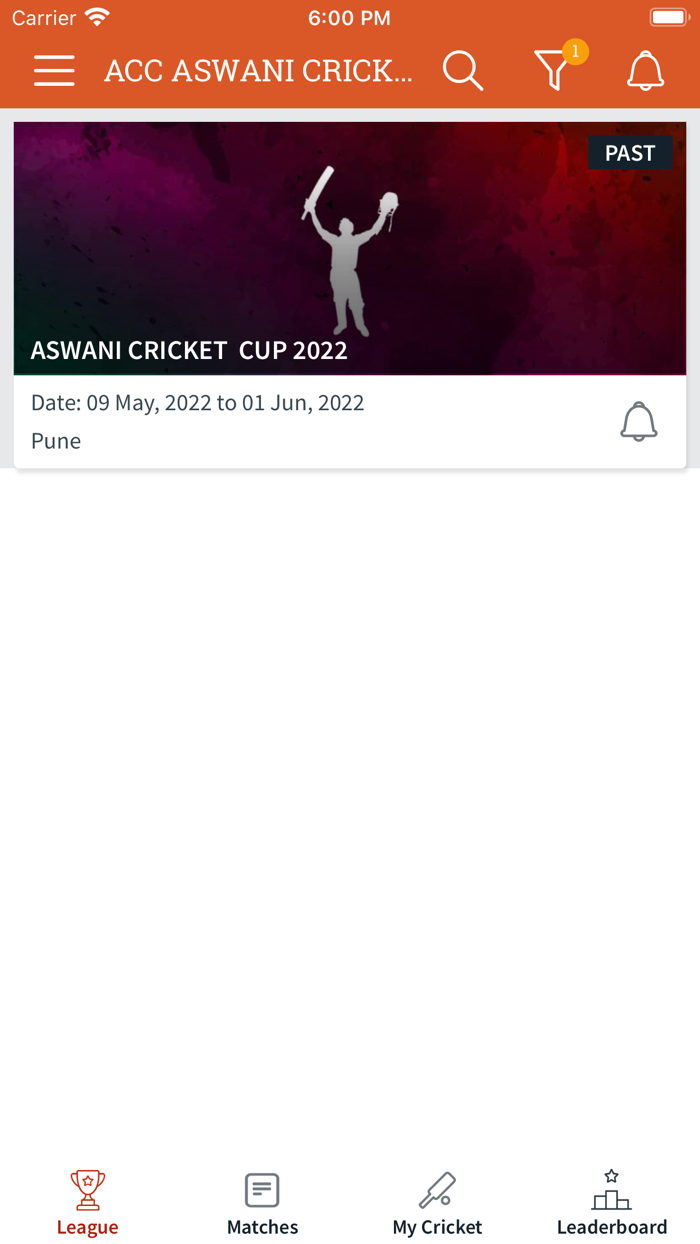 ACC ASWANI CRICKET CUP