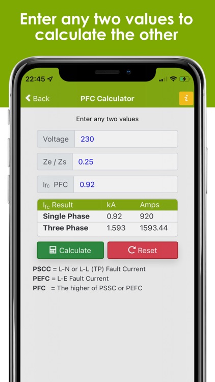 Fault Current Calculator