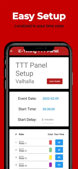Game screenshot E-Timing TTT Panel apk