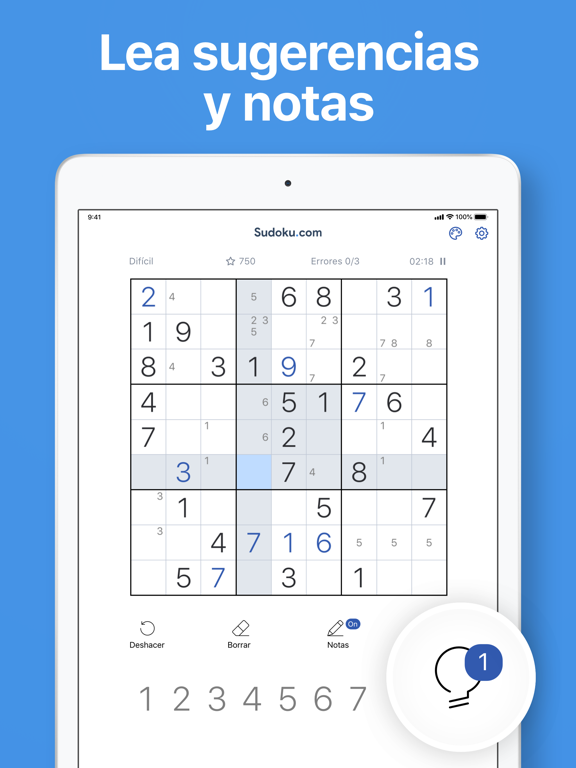 Sudoku.com - Juegos mentales iPad Capturas de pantalla
