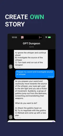 Game screenshot MyDungeon: AI-powered RPG apk