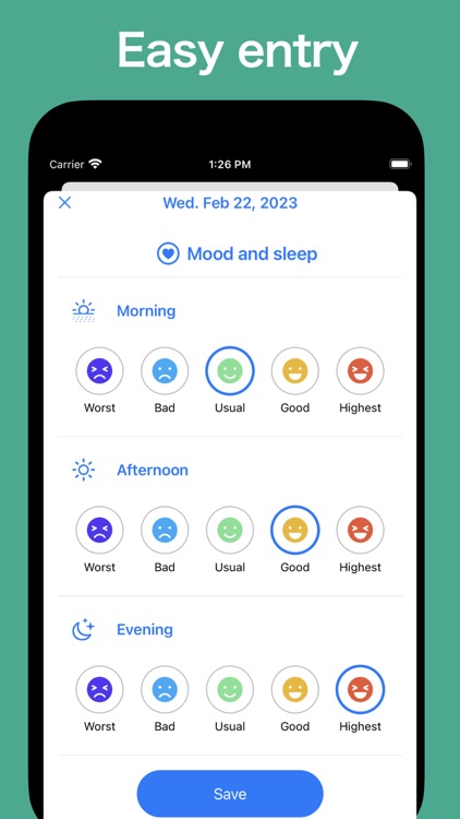 MoodLog - Simple screenshot-3