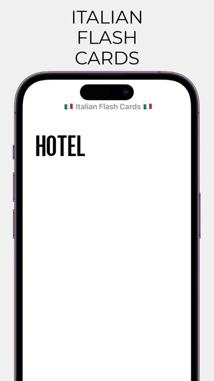 Italian Flashcards