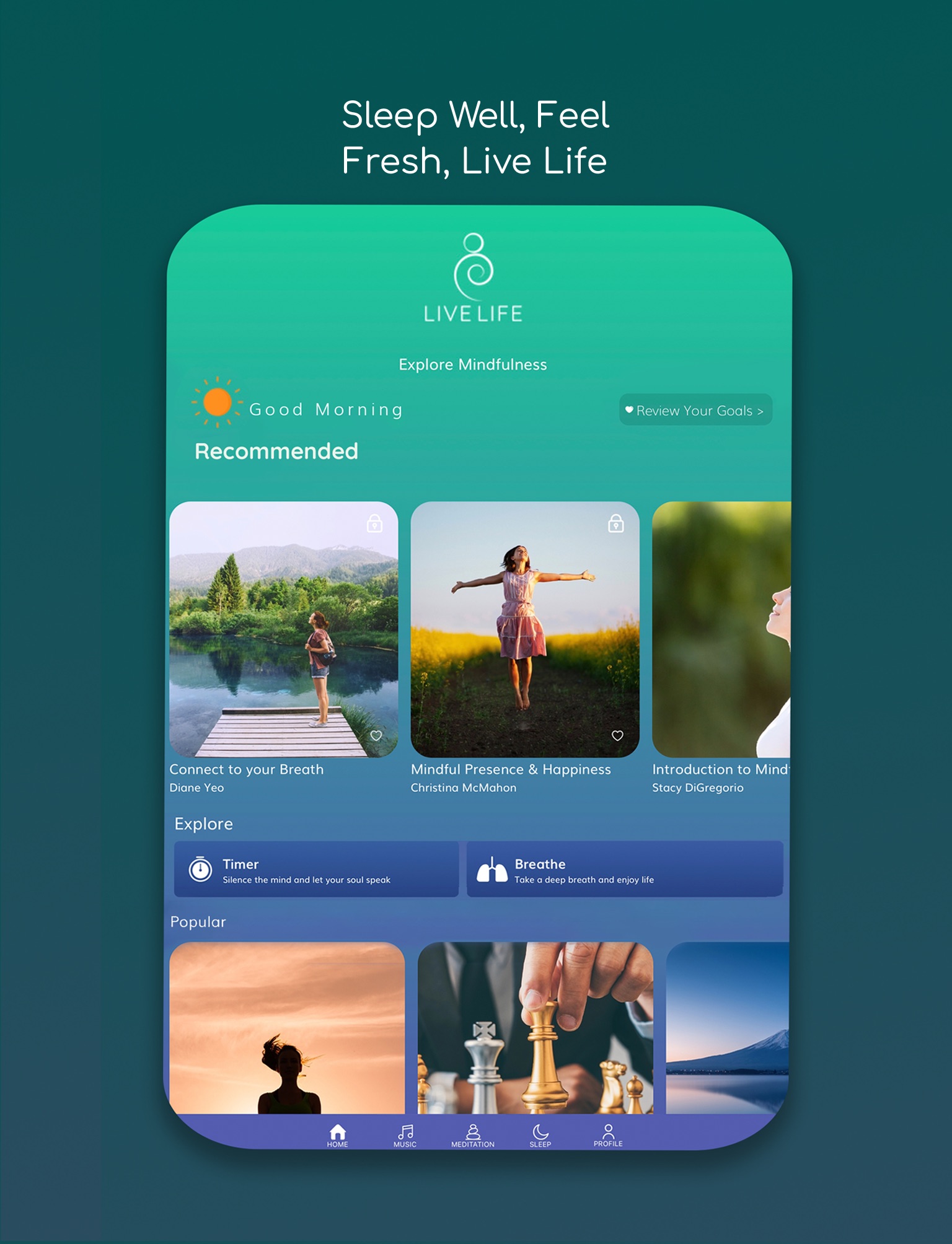 LiveLife - Meditation & Sleep screenshot 4