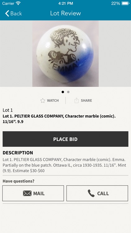 Block's Marble Auctions