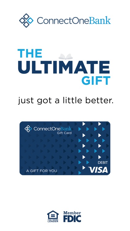 ConnectOne Bank Gift Card By ConnectOne Bancorp, Inc