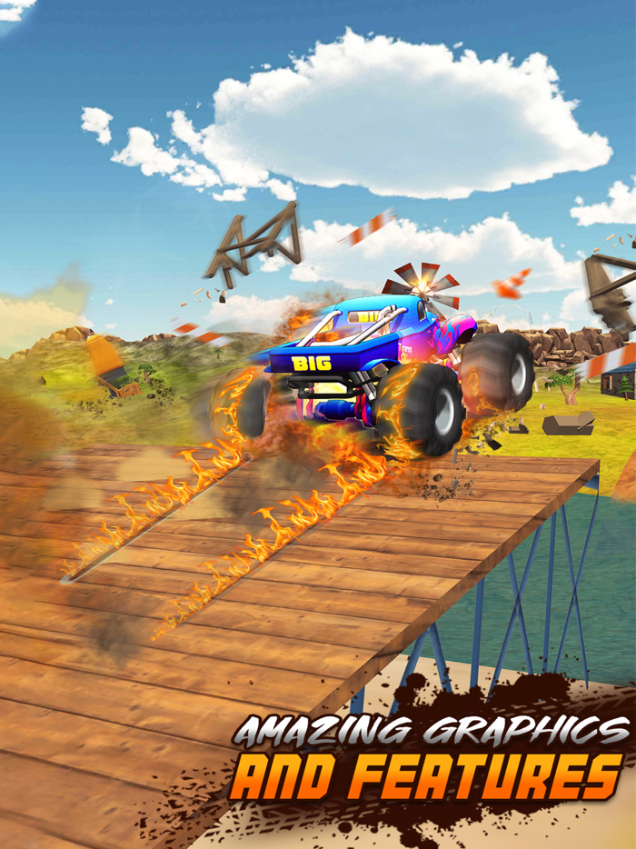 Car Crash Monster truck games
