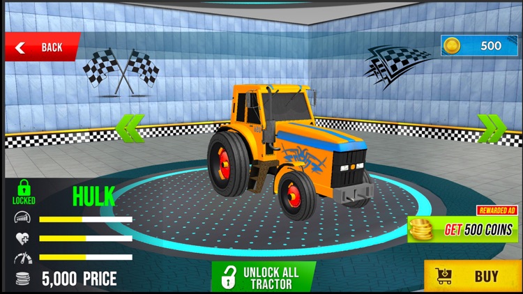 Tractor Demolition Derby Game screenshot-3