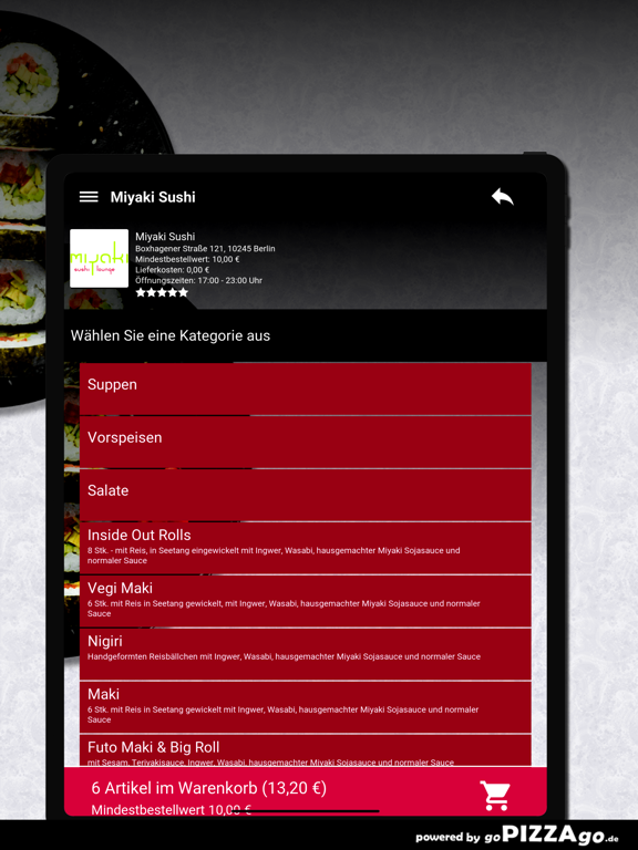 Miyaki Sushi-Berlin screenshot 8