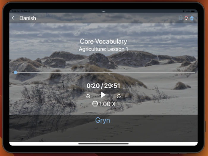 Bluebird Learn Danish