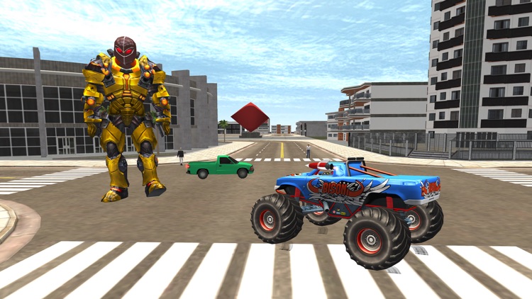 Cargo Robot Hero Gangster Game screenshot-5