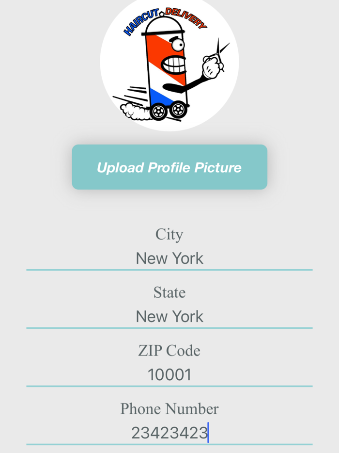 HAIRCUT DELIVERY- FLEET