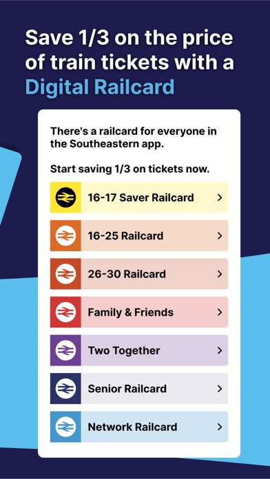 Southeastern: Train tickets screenshot 4