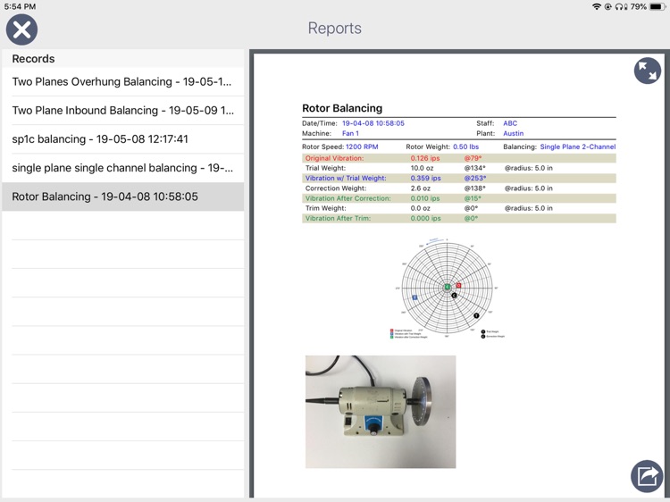 VibeSense Rotor Balance screenshot-9