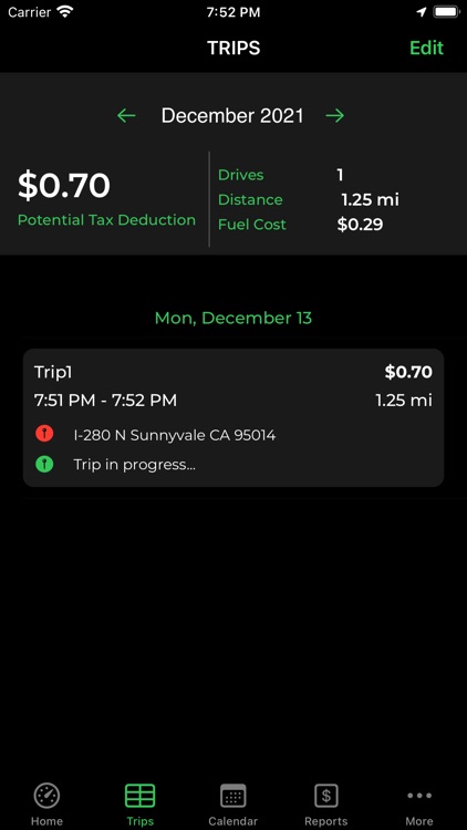 Extra Mile:IRS Mileage Tracker