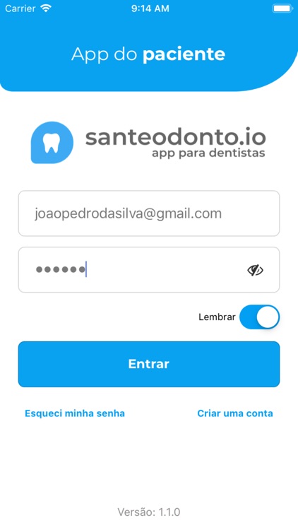 SanteOdonto App Paciente