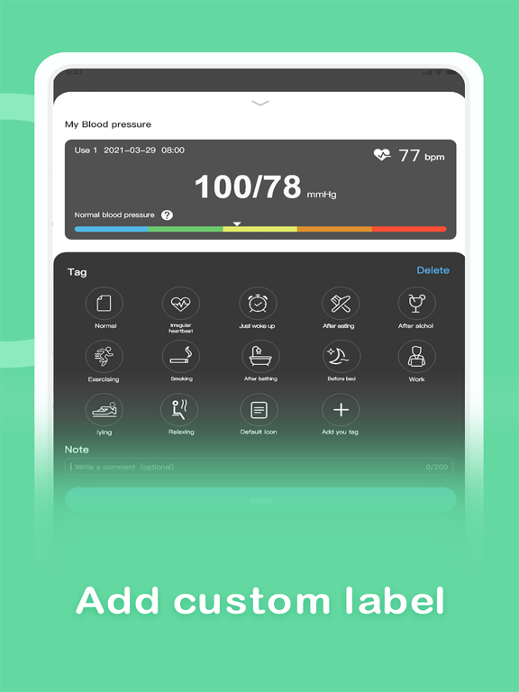 Metene Blood Pressure Monitor screenshot 3