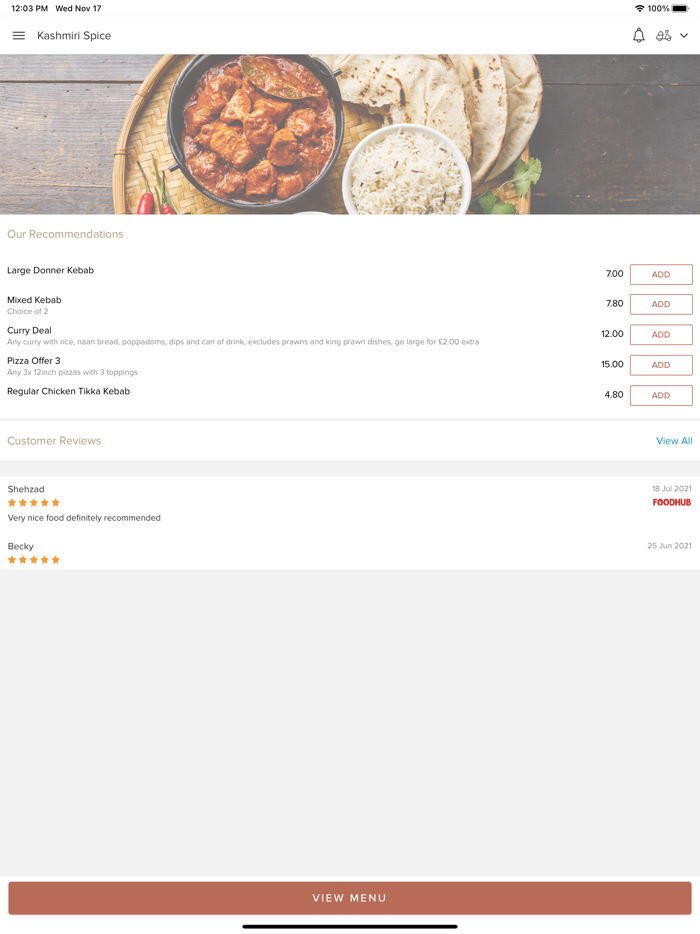 Kashmiri Spice Burnage.