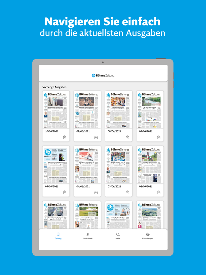 Böhme-Zeitung E-Paper
