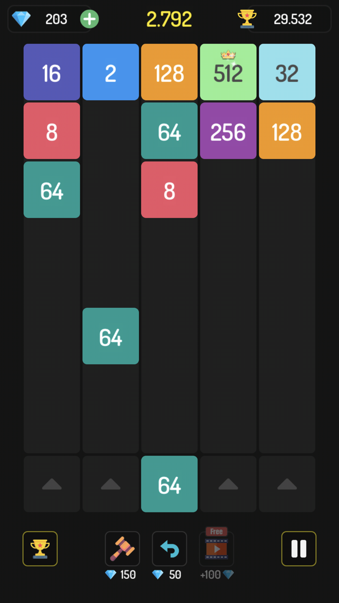 MergeX2 - 2048 Merge Puzzle