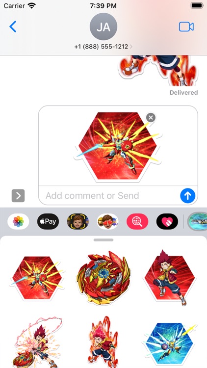 BEYBLADE BURST SURGE Stickers screenshot-3