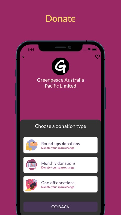 GoGive - Charity donation screenshot-3