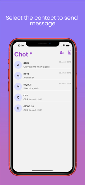 ‎Chot: Secure Instant Messaging Screenshot