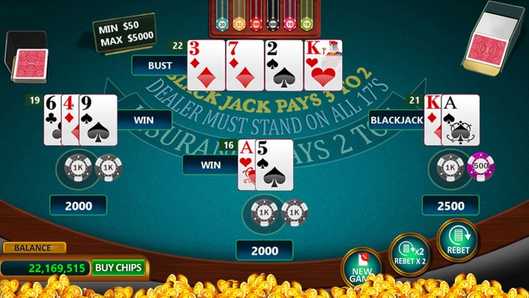 BlackJack - Casino Style! screenshot-3