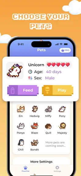 Game screenshot Pixel Pet Widget: Island Pet hack