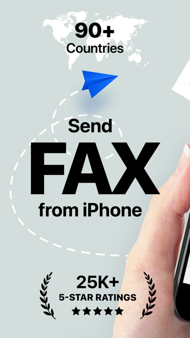 FAX: Send Fax from iPhone Screenshot
