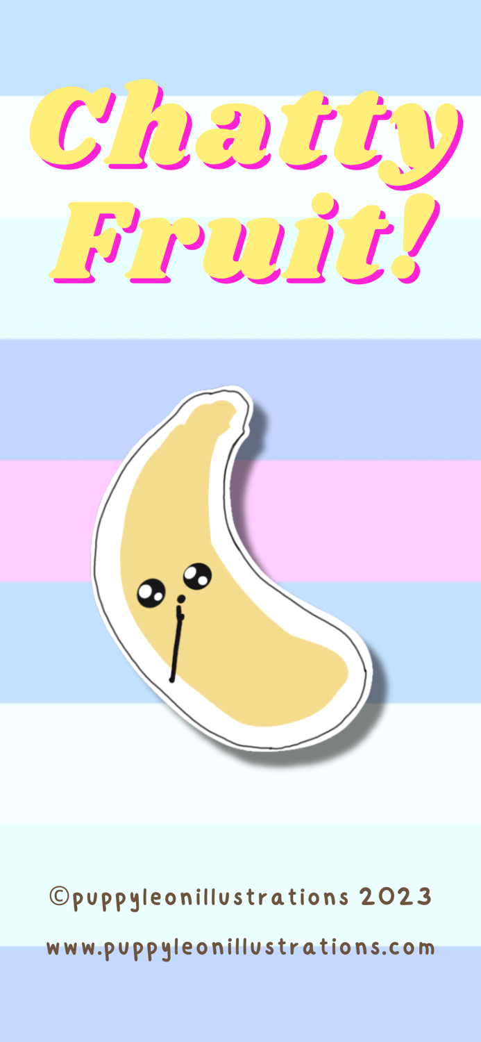 chatty fruit stickers