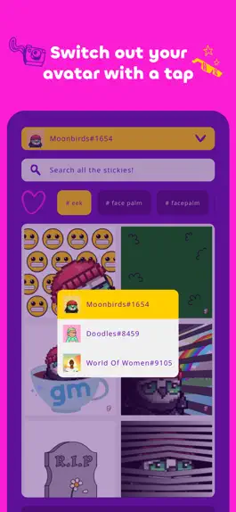 Game screenshot Stickies: Stickers & Gifs hack