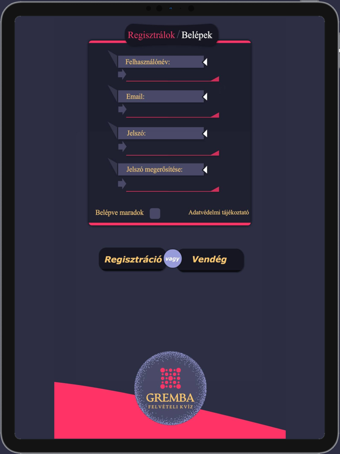 GREMBA - felvételi kvíz