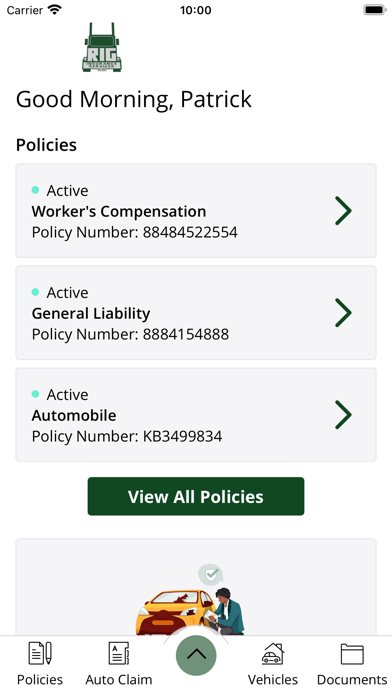 RIG Insurance RIG24 Access screenshot 2