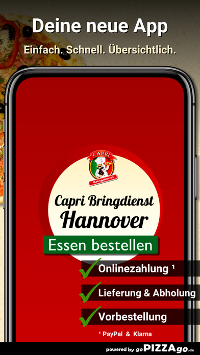 Capri Bringdienst Hannover screenshot 1