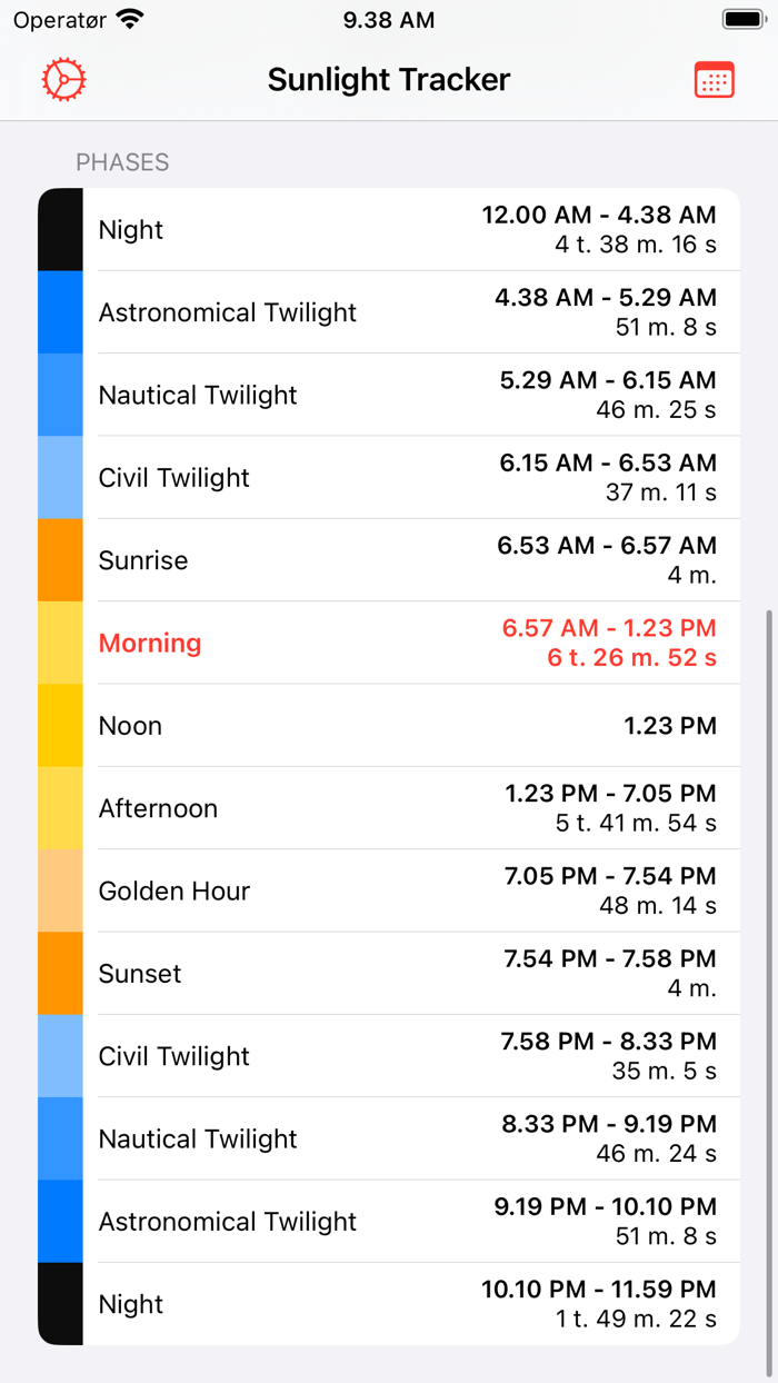 Sunlight Tracker