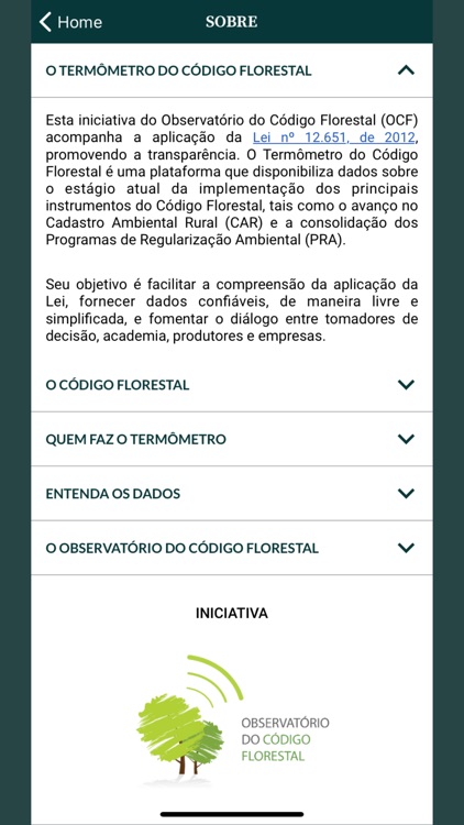 Termômetro do Código Florestal screenshot-7