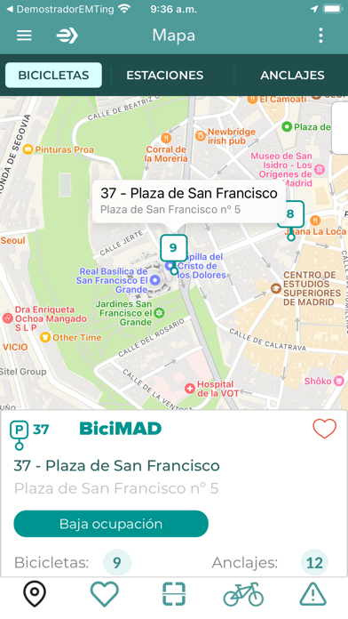 BiciMAD - EMT Madrid screenshot 3