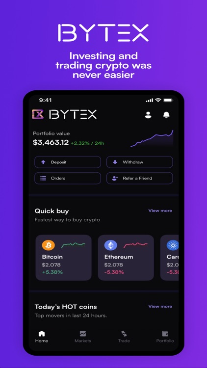 Bytex - Trade, Borrow & Earn