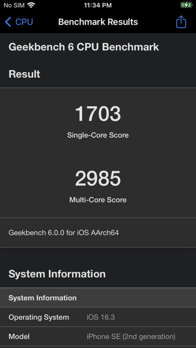 Geekbench 6 screenshot 4