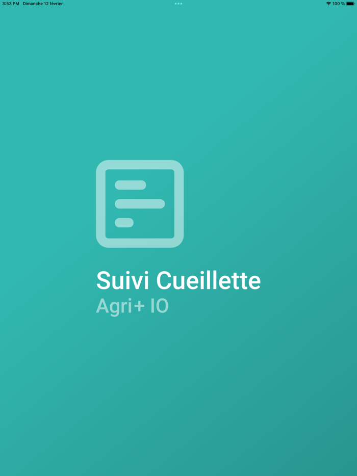 Agri IO - Suivi Cueillette