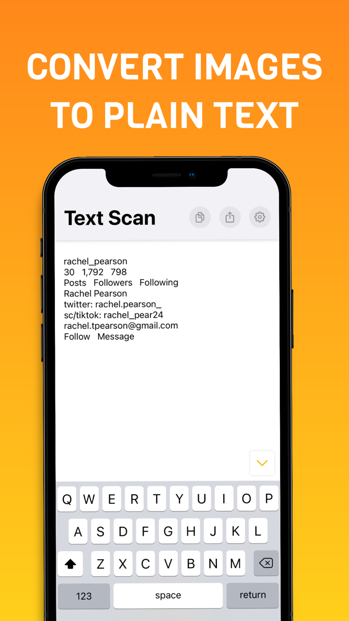 LiveLink - Screenshot Scanner