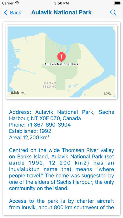 National Parks in Canada screenshot 4