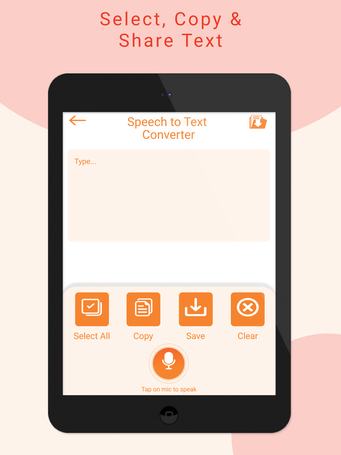 Speech to Text Converter App