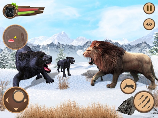 Wild Black Panther Games 3D screenshot 2