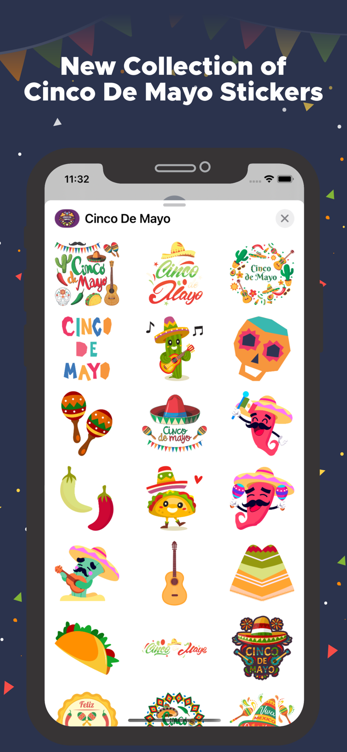 Cino De Mayo Stickers