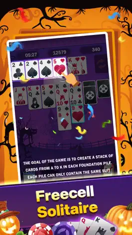 Game screenshot Freecell Solitaire:Halloween mod apk