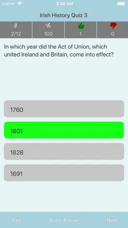 Game screenshot Irish History Quiz hack